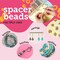 Incraftables 3000pcs Spacer Beads Set for Jewelry Making (Gold, Silver & Rose Gold). Best Rondelle Cube, Round Ball & Square Spacers Bead Kit for DIY Bracelet with Clasps, Elastic String & Organizer